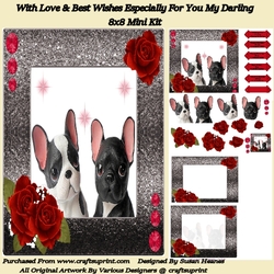 With Love & Best Wishes Especially For You My Darling - 8x8 Mini Kit