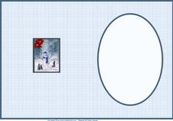 Snowman And Bunnies Insert