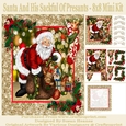 Santa And His Sackful Of Presants - 8x8 Mini Kit