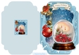 Beautiful Christmas Snowglobe - Cut And Fold Card
