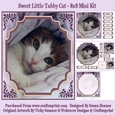 Sweet Little Tabby Cat - 8x8 Mini Kit