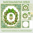 Beautiful Christmas Bauble Wreath - 8x8 Mini Kit