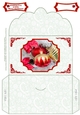 Red And Gold Christmas Baubles - Money Wallet