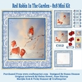 Red Robin In The Garden - 8x8 Mini Kit