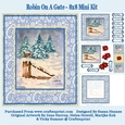 Robin On A Gate - 8x8 Mini Kit