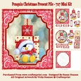 Penquin Christmas Present Pile - 7x7 Mini Kit