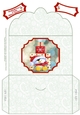 Penguin Christmas Present Pile - Money Wallet