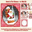 Santa In The Chimney - 7x7 Mini Kit