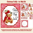 Christmas Teddy - 7x7 Mini Kit
