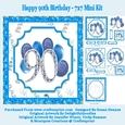Happy 90th Birthday - 7x7 Mini Kit