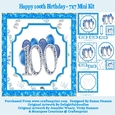 Happy 100th Birthday - 7x7 Mini Kit