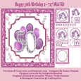 Happy 50th Birthday 2 - 7x7 Mini Kit