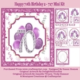 Happy 70th Birthday 2 - 7x7 Mini Kit
