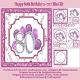 Happy 80th Birthday 2 - 7x7 Mini Kit