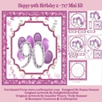 Happy 90th Birthday 2 - 7x7 Mini Kit