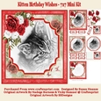 Kitten Birthday Wishes - 7x7 Mini Kit