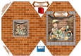The Motor Bike Mechanic - Cut And Fold Card