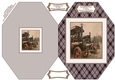 Sepia Traction Engines - Cut And Fold Card