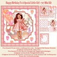 Happy Birthday To A Special Little Girl - 7x7 Mini Kit