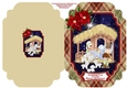 Away In A Manger - Cut And Fold Card