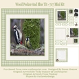 Wood Pecker And Blue Tit - 7x7 Mini Kit