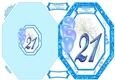 Wishing You A Happy 21st Birthday - Octagon Card