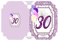Happy 30th Birthday Wishes - Cut And Fold Card