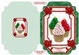 Beautiful Christmas Cupcakes - Cut And Fold Card