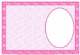 Dark Pink Frosting, With Sprinkles - Insert