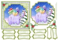 Dino Christmas Wishes 3 6x6