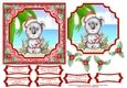 Sweet Koala Christmas Wishes 6x6