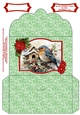 Christmas Robin, With Birdhouse - Money Wallet