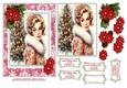 Retro Christmas Beauty - 5x7