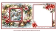 Christmas Garden Robin - 6x6 Insert