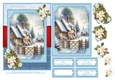 Christmas Country Cottage - 5x7 3