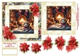 Sweet Little Puppy, Wearing A Christmas Jumper - 6x6 4
