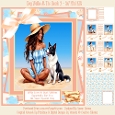 Dog Walks At The Beach 2 - 5x7 Mini Kit