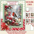 Festive Berry Robins - 5x7 Mini Kit