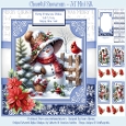 Cheerful Snowman - 7x7 Mini Kit