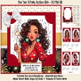 New Year & Party Anytime Girls - 7x7 Mini Kit