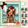 Whimsical Summer Ladies - 7x7 Mini Kit