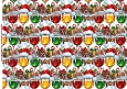 Christmas Wine Glasses - Paper