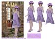 Art Deco Beauty in Lilac