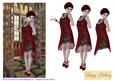 Art Deco Beauty in Red