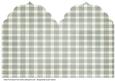 Christmas Green Plaid Elegant Top Card Base