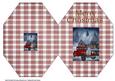 Winter Truck Ride Octagon Card 6