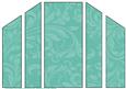 Green Swirls Theatre Card Base