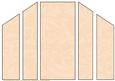 Peach Swirls Theatre Card Base
