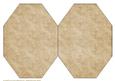 Brown Steam Punk Octagon Card Base