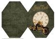 Steam Punk Vehicle Octagon Card 3